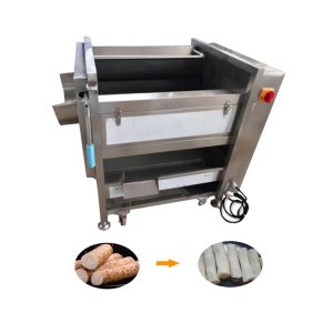 cassava emery yam washing peeling machine