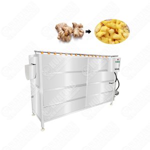 Potato Spiral peeling and cleaning machine