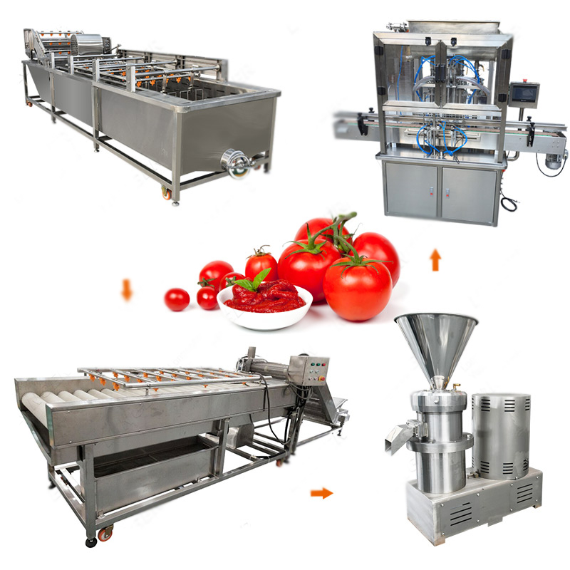 Semi-Automatic Tomato Ketchup Making Line Ketchup Paste Production Line